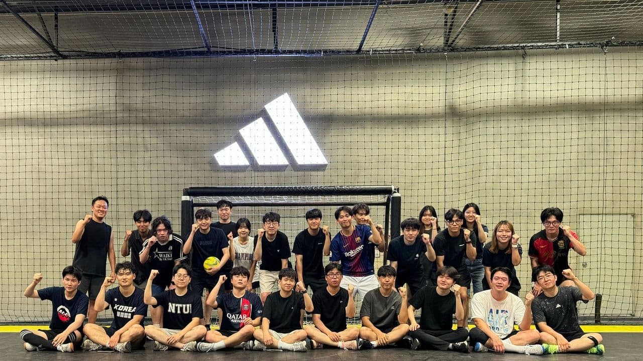 Futsal match with Prof. Kang's group · 2024.08