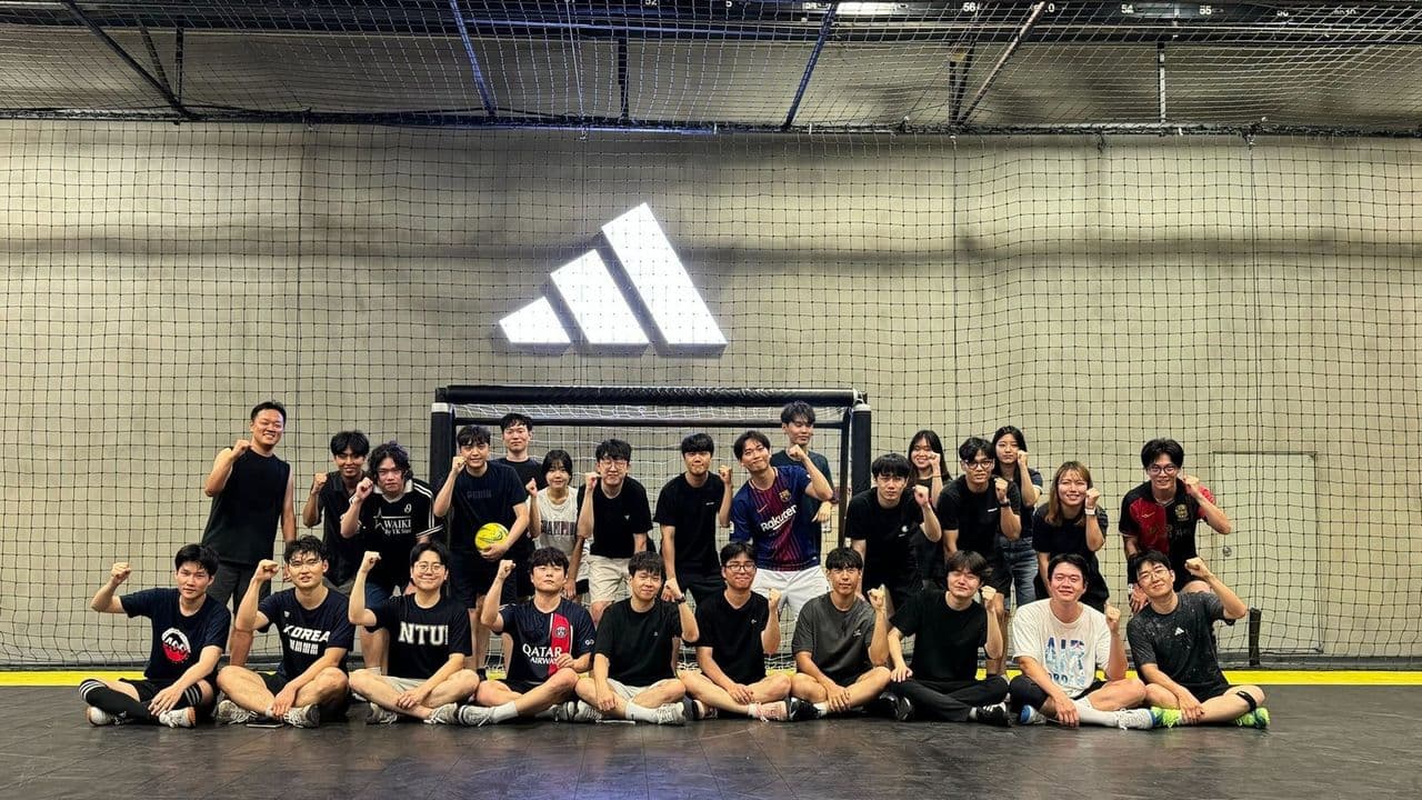 Futsal match with Prof. Kang's group · 2024.08