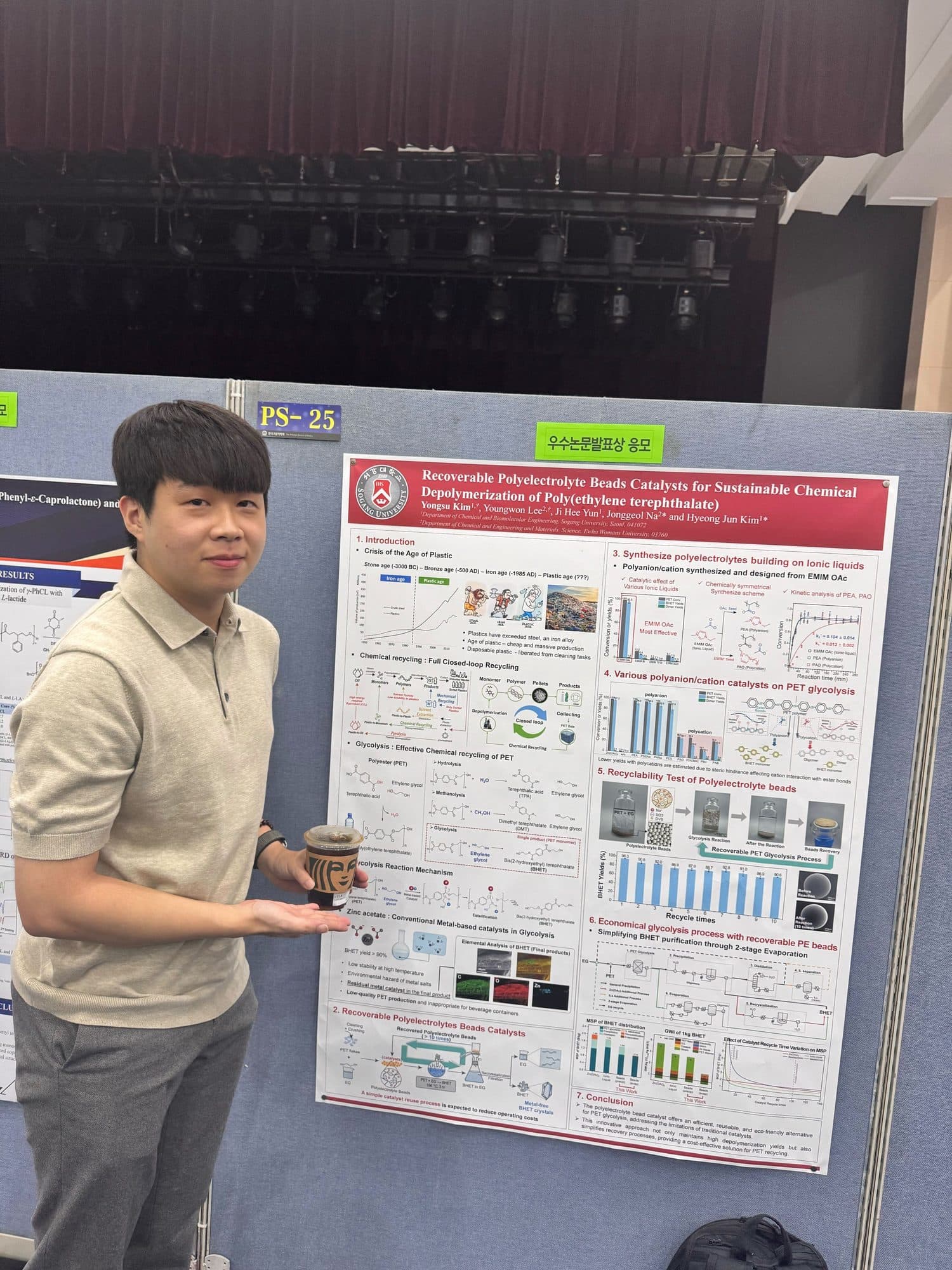 Four awards at the Korea Polymer Society Fall Meeting